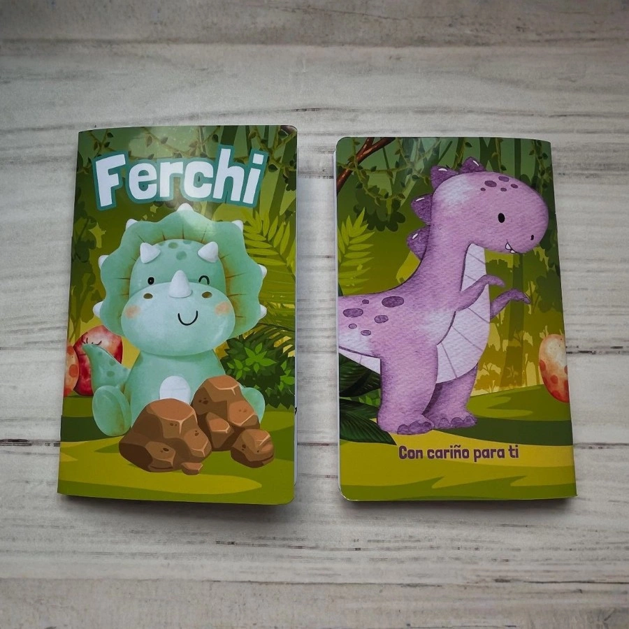 Libro para Colorear Personalizado de Dinosaurios