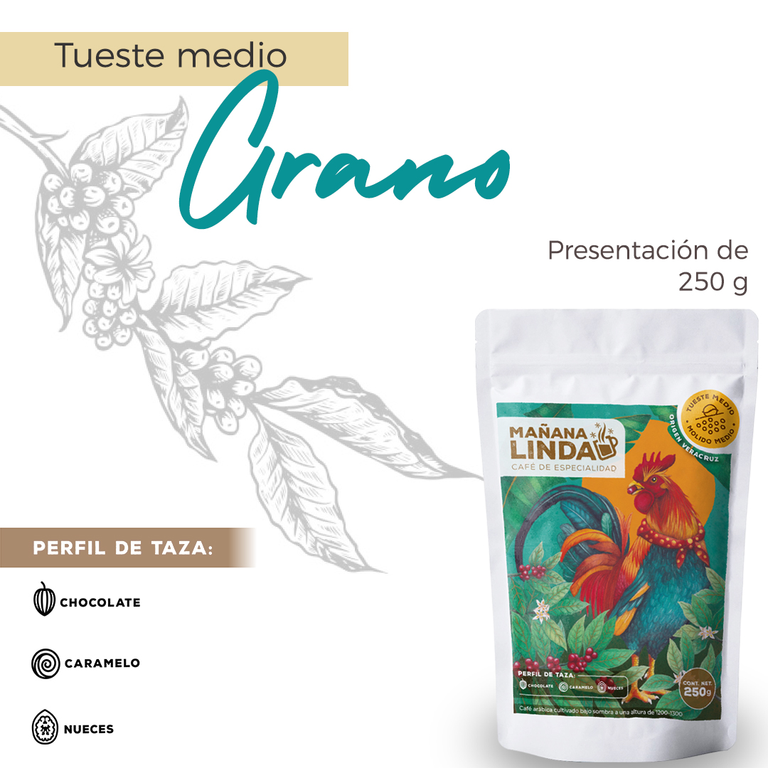 Café de especialidad Mañana Linda 250g molido - Thumbnail 2